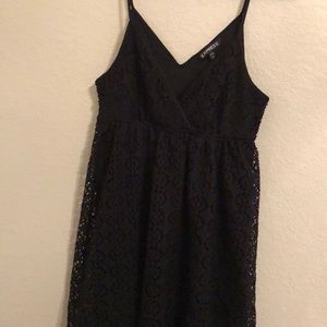 Small Black Lace Babydoll Dress